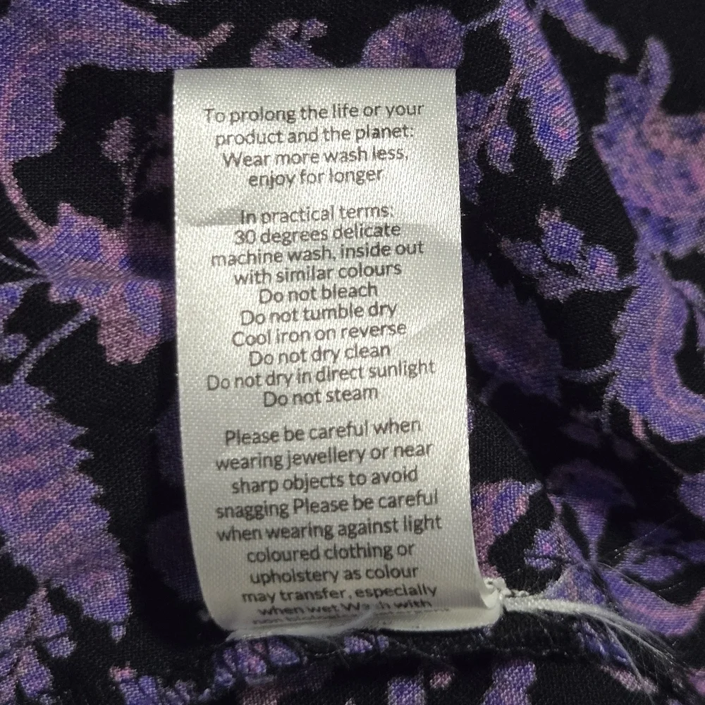 Saint + Sofia Womens Purple Romantic Floral Print Ruffled Tiered Maxi Dress 10